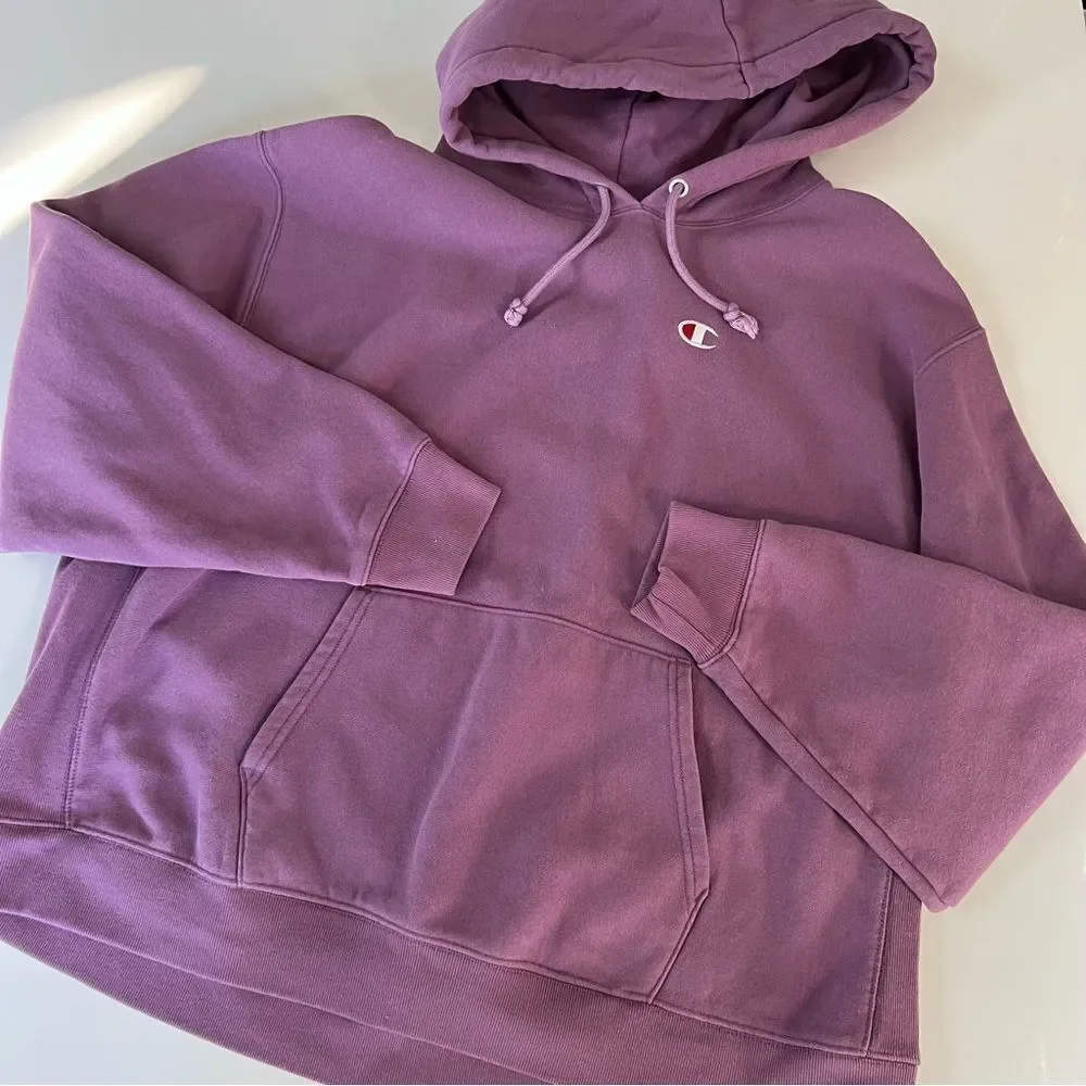 Champion Classic Purple Reverse Weave French Terry Hoodie - Picture 3 of 12